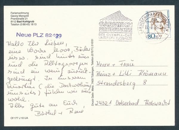 Bad Kohlgrub, Ferienwohnung Georg Mangold